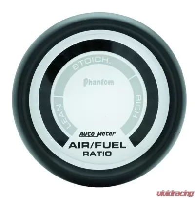 AutoMeter GAUGE; AIR/FUEL RATIO-NARROWBAND; 2 1/16in.; LEAN-RICH; LED ARRAY; PHANTOM - 5775