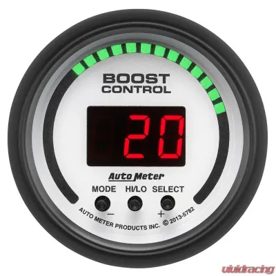 AutoMeter GAUGE; BOOST CONTROLLER; 2 1/16in.; 30INHG-30PSI; INCL. SOLENOID; DIGITAL; PHANT - 5782