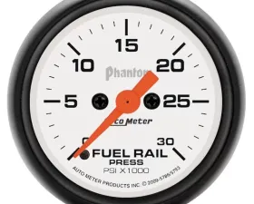 AutoMeter GAUGE; RAIL PRESS (RAM 6.7L); 2 1/16in.; 30KPSI; DIGITAL STEPPER MOTOR; PHANTOM
