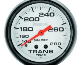 AutoMeter GAUGE; TRANSMISSION TEMP; 2 5/8in.; 140-280deg.F; MECHANICAL; PHANTOM