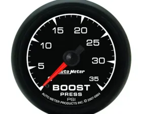 AutoMeter GAUGE; BOOST; 2 1/16in.; 35PSI; MECHANICAL; ES