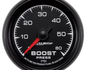 AutoMeter GAUGE; BOOST; 2 1/16in.; 60PSI; MECHANICAL; ES