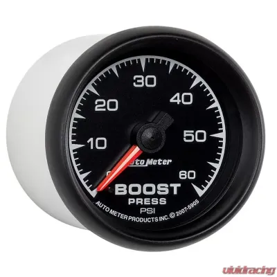 AutoMeter GAUGE; BOOST; 2 1/16in.; 60PSI; MECHANICAL; ES - 5905