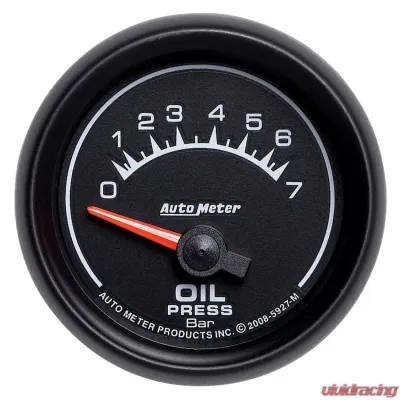 AutoMeter GAUGE; OIL PRESSURE; 2 1/16in.; 7 BAR; ELECTRIC; ES - 5927-M