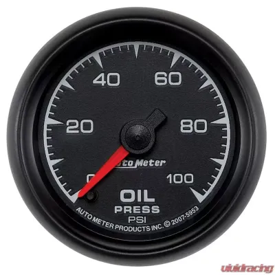 AutoMeter GAUGE; OIL PRESSURE; 2 1/16in.; 100PSI; DIGITAL STEPPER MOTOR; ES - 5953