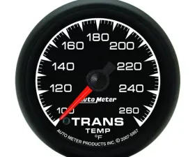 AutoMeter GAUGE; TRANSMISSION TEMP; 2 1/16in.; 100-260deg.F; DIGITAL STEPPER MOTOR; ES