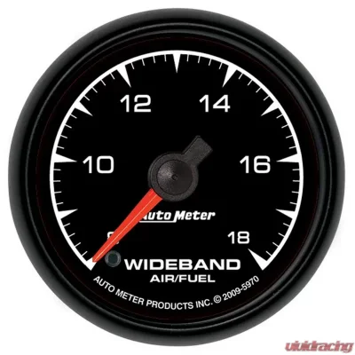 AutoMeter GAUGE; AIR/FUEL RATIO-WIDEBAND; ANALOG; 2 1/16in.; 8:1-18:1; STEPPER MOTOR; ES - 5970