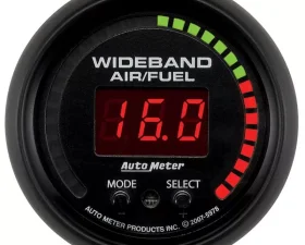 AutoMeter GAUGE; AIR/FUEL RATIO-PRO; 2 1/16in.; 10:1-20:1; DIGITAL W/PEAK/WARN; ES