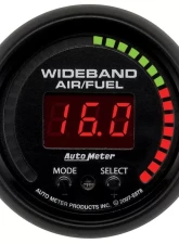 AutoMeter GAUGE; AIR/FUEL RATIO-PRO; 2 1/16in.; 10:1-20:1; DIGITAL W/PEAK/WARN; ES                                     - 5978 - Image 3