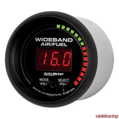 AutoMeter GAUGE; AIR/FUEL RATIO-PRO; 2 1/16in.; 10:1-20:1; DIGITAL W/PEAK/WARN; ES - 5978