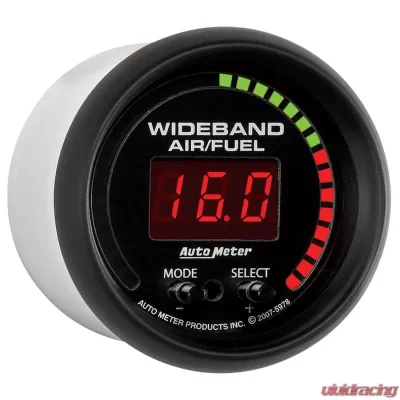 AutoMeter GAUGE; AIR/FUEL RATIO-PRO; 2 1/16in.; 10:1-20:1; DIGITAL W/PEAK/WARN; ES - 5978