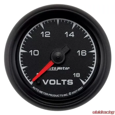 AutoMeter GAUGE; VOLTMETER; 2 1/16in.; 18V; DIGITAL STEPPER MOTOR; ES - 5991