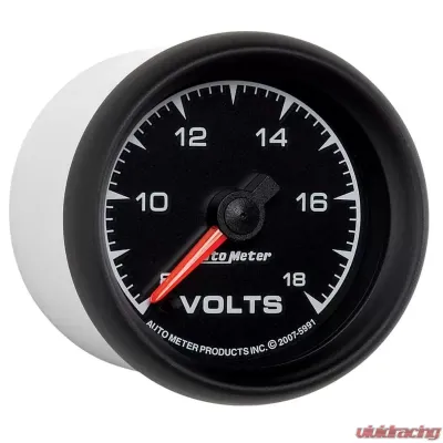 AutoMeter GAUGE; VOLTMETER; 2 1/16in.; 18V; DIGITAL STEPPER MOTOR; ES - 5991