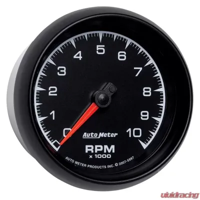 AutoMeter GAUGE; TACHOMETER; 3 3/8in.; 10K RPM; IN-DASH; ES - 5997
