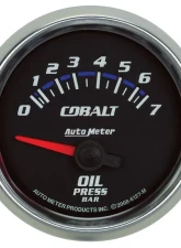 AutoMeter GAUGE; OIL PRESSURE; 2 1/16in.; 7BAR; ELECTRIC; COBALT                                     - 6127-M - Image 7