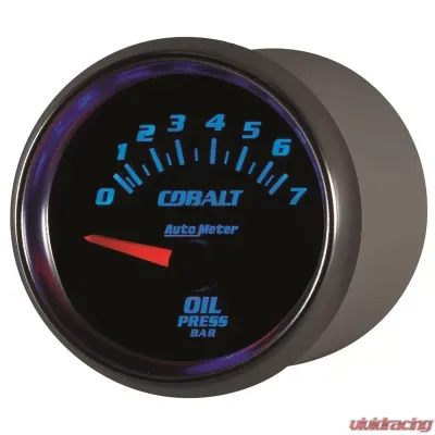 AutoMeter GAUGE; OIL PRESSURE; 2 1/16in.; 7BAR; ELECTRIC; COBALT - 6127-M