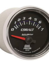 AutoMeter GAUGE; OIL PRESSURE; 2 1/16in.; 7BAR; ELECTRIC; COBALT                                     - 6127-M - Image 5
