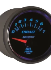 AutoMeter GAUGE; OIL PRESSURE; 2 1/16in.; 7BAR; ELECTRIC; COBALT                                     - 6127-M - Image 6