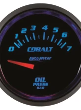 AutoMeter GAUGE; OIL PRESSURE; 2 1/16in.; 7BAR; ELECTRIC; COBALT                                     - 6127-M - Image 4