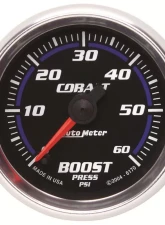 AutoMeter GAUGE; BOOST; 2 1/16in.; 60PSI; DIGITAL STEPPER MOTOR; COBALT                                     - 6170 - Image 2