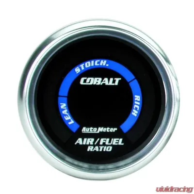 AutoMeter GAUGE; AIR/FUEL RATIO-NARROWBAND; 2 1/16in.; LEAN-RICH; LED ARRAY; COBALT - 6175