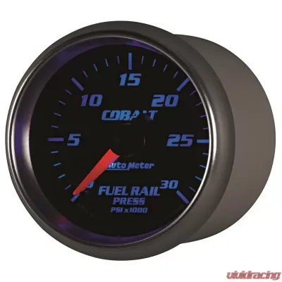 AutoMeter GAUGE; RAIL PRESSURE (RAM 5.9L); 2 1/16in.; 30KPSI; DIGITAL STEPPER MOTOR; COBAL - 6186