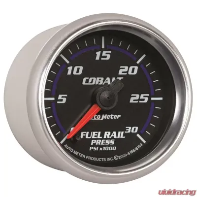 AutoMeter GAUGE; RAIL PRESSURE (RAM 5.9L); 2 1/16in.; 30KPSI; DIGITAL STEPPER MOTOR; COBAL - 6186