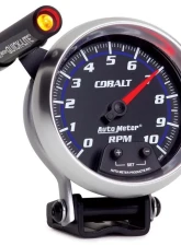 AutoMeter GAUGE; TACHOMETER; 3 3/4in.; 10K RPM; PEDESTAL W/EXT. QUICK-LITE; COBALT                                     - 6290 - Image 2