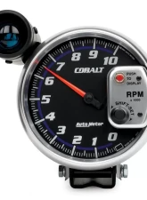 AutoMeter GAUGE; TACHOMETER; 5in.; 10K RPM; PEDESTAL W/EXT. SHIFT-LITE; COBALT                                     - 6299 - Image 4