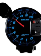 AutoMeter GAUGE; TACHOMETER; 5in.; 10K RPM; PEDESTAL W/EXT. SHIFT-LITE; COBALT                                     - 6299 - Image 3