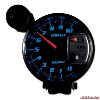 AutoMeter GAUGE; TACHOMETER; 5in.; 10K RPM; PEDESTAL W/EXT. SHIFT-LITE; COBALT - 6299