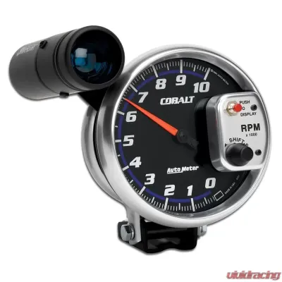 AutoMeter GAUGE; TACHOMETER; 5in.; 10K RPM; PEDESTAL W/EXT. SHIFT-LITE; COBALT - 6299