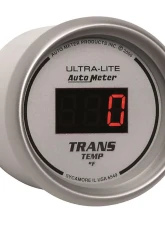 AutoMeter GAUGE; TRANS TEMP; 2 1/16in.; 340deg.F; DIGITAL; SILVER DIAL W/RED LED                                     - 6549 - Image 3