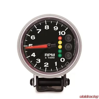 AutoMeter GAUGE; TACH; 3 3/4in.; 10K RPM; W/PIT ROAD SPEED LIGHTS/PEAK MEM; ELITE - 6606-05705
