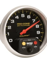 AutoMeter GAUGE; TACHOMETER; 5in.; 10K RPM; IN-DASH W/PEAK MEMORY; PRO-COMP                                     - 6801 - Image 3