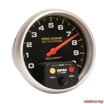 AutoMeter GAUGE; TACHOMETER; 5in.; 10K RPM; IN-DASH W/PEAK MEMORY; PRO-COMP - 6801