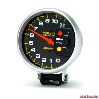 AutoMeter GAUGE; TACHOMETER; 5in.; 11K RPM; PEDESTAL W/PEAK MEMORY; PRO-COMP - 6811