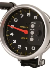 AutoMeter GAUGE; TACH; 5in.; 9K RPM; PEDESTAL W/QUICK LITE/PEAK MEMORY; PRO-COMP                                     - 6851 - Image 3