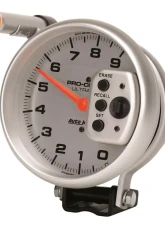 AutoMeter GAUGE; TACH; 5in.; 9K RPM; PEDESTAL W/QUICK LITE; W/PEAK MEMORY; ULTRA-LITE                                     - 6856 - Image 2