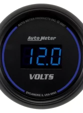 AutoMeter GAUGE; VOLTMETER; 2 1/16in.; 18V; DIGITAL; BLACK DIAL W/BLUE LED                                     - 6993 - Image 3