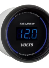 AutoMeter GAUGE; VOLTMETER; 2 1/16in.; 18V; DIGITAL; BLACK DIAL W/BLUE LED                                     - 6993 - Image 3