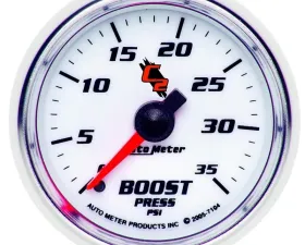 AutoMeter GAUGE; BOOST; 2 1/16in.; 35PSI; MECHANICAL; C2