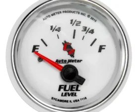 AutoMeter GAUGE; FUEL LEVEL; 2 1/16in.; 16OE TO 158OF; ELEC; C2