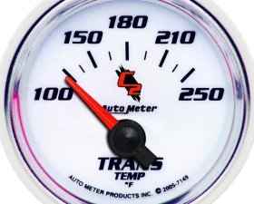 AutoMeter GAUGE; TRANSMISSION TEMP; 2 1/16in.; 100-250deg.F; ELECTRIC; C2