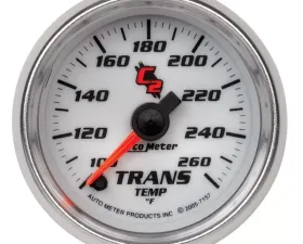AutoMeter GAUGE; TRANSMISSION TEMP; 2 1/16in.; 100-260deg.F; DIGITAL STEPPER MOTOR; C2