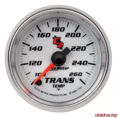 AutoMeter GAUGE; TRANSMISSION TEMP; 2 1/16in.; 100-260deg.F; DIGITAL STEPPER MOTOR; C2 - 7157