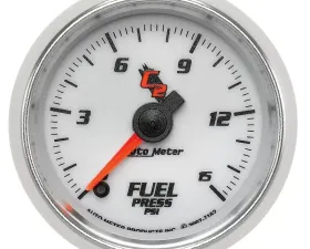 AutoMeter GAUGE; FUEL PRESSURE; 2 1/16in.; 15PSI; DIGITAL STEPPER MOTOR; C2