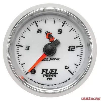 AutoMeter GAUGE; FUEL PRESSURE; 2 1/16in.; 15PSI; DIGITAL STEPPER MOTOR; C2 - 7162