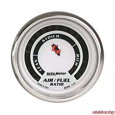 AutoMeter GAUGE; AIR/FUEL RATIO-NARROWBAND; 2 1/16in.; LEAN-RICH; LED ARRAY; C2 - 7175