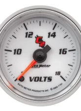 AutoMeter GAUGE; VOLTMETER; 2 1/16in.; 18V; DIGITAL STEPPER MOTOR; C2                                     - 7191 - Image 2